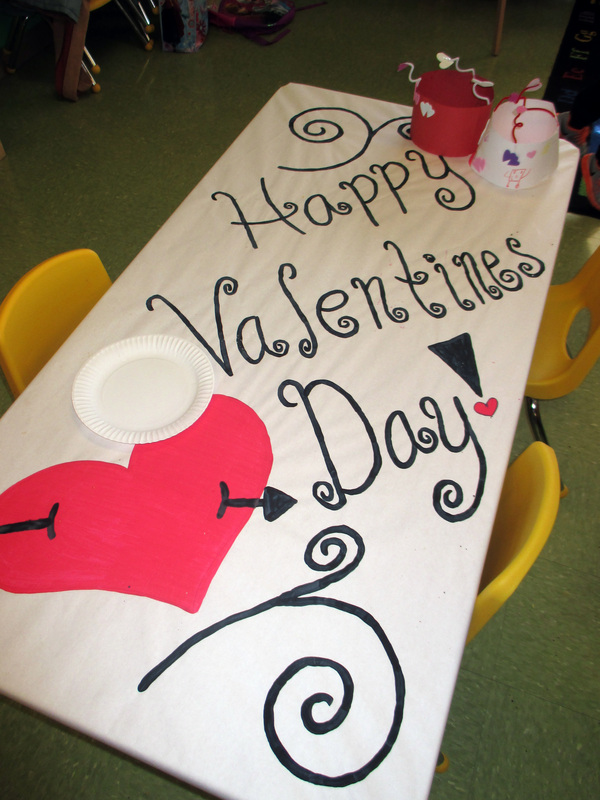 Valentine's Day table